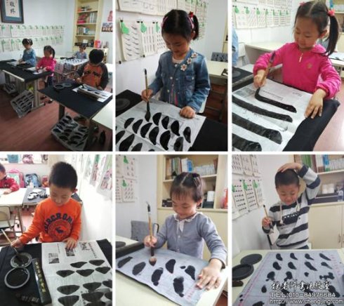  在一次次的書寫習練中，我們的小手與毛筆漸漸建立了感情，成了好朋友，現在我們掌控毛筆的能力提升了，同時我們的耐力、專注力、抗壓、抗挫的能力也如春園之草不見其長而日有所增了。