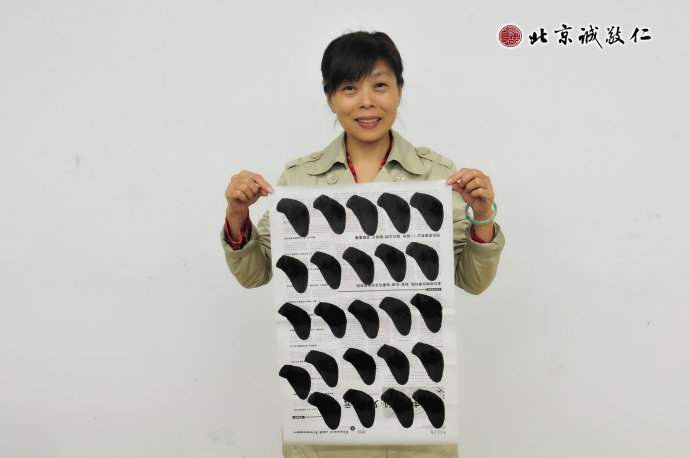 配圖：學員書法習作展示