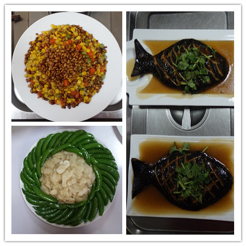 精心制作的健康素食，大家體味節(jié)日的幸福時刻